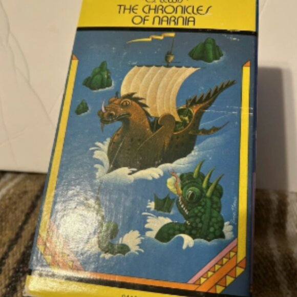 Vintage 1974 The Chronicles of Narnia Box Set 1-7 CS Lewis - Some Wear, SEE NOTE - Picture 3 of 9